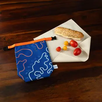 Svačináček vzor cesty a svačina s ubrouskem