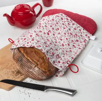 Wrapáček XL červené kvítí s chlebem