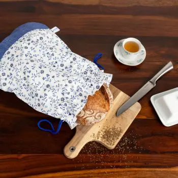 Wrapáček XL modré kvítí s chlebem